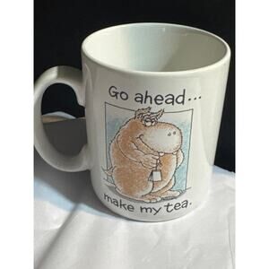 Vintage 1988 Shoebox Greetings Hallmark “Go Ahead… Make My Tea” Mug